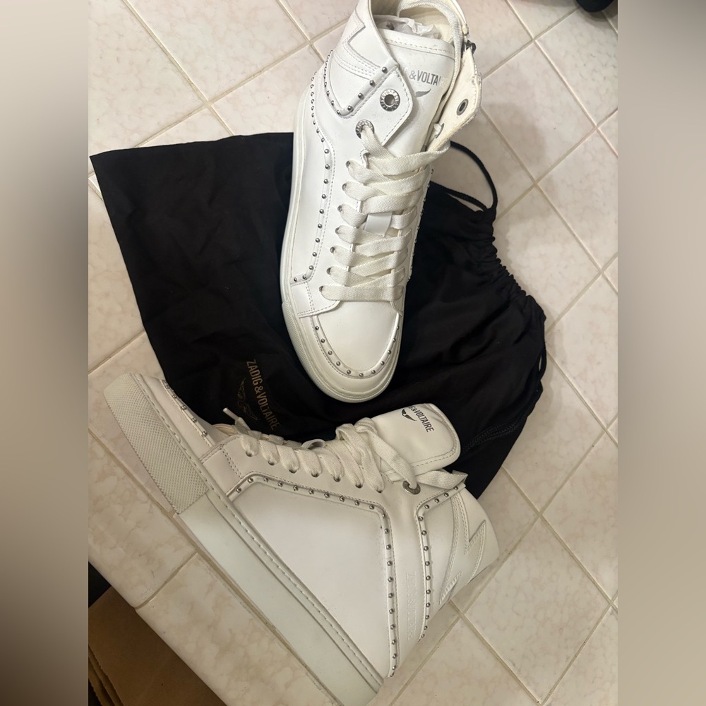 ZADIG & VOLTAIRE sneakers new sz 37 - Picture 11 of 12